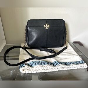 Tory Burch black leather crossbody